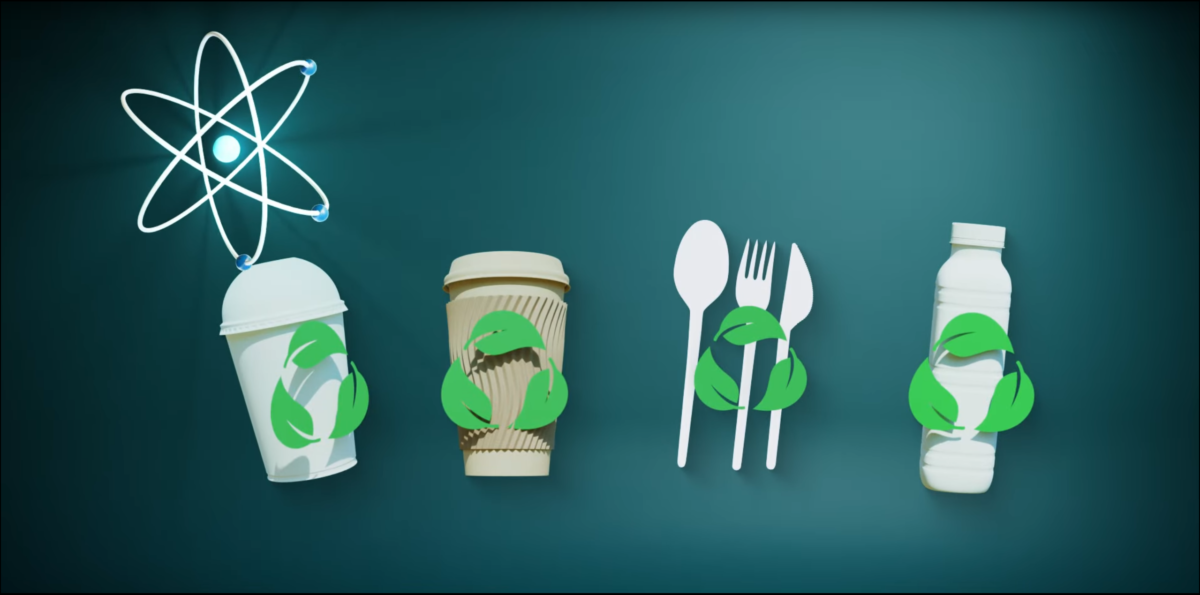 An image of recycled plastic products